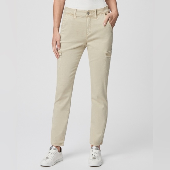 PAIGE Pants - PAIGE Jolie Straight Leg Cargo Pants Vintage Warm Sand Women’s Size 31 Denim